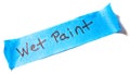 Blue Painters Tape on White