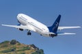 Blue Panorama Boeing 737-800 airplane Skiathos airport