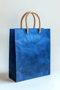 Blue paper bag ,Design Template for Mock-up, AI generated