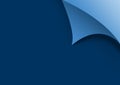 Blue paper fold background for design layouts Royalty Free Stock Photo