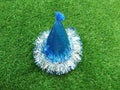 Blue paper hat for party