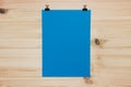 Blue paper sheet