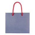 Blue paperboard bag Royalty Free Stock Photo