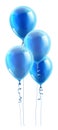 Blue Party Balloons Graphic