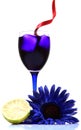 Blue party drink Royalty Free Stock Photo