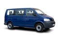 Blue Passenger Van