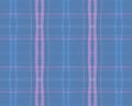 Blue Pastel Check. Seamless Tartan Texture.