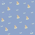 Bamboo shoots pastel cute background