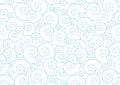 Blue Pastel Spiral on white Vector Background