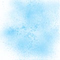 Blue pastel spray paint on white background Royalty Free Stock Photo