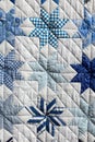 Blue patchwork