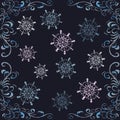 the blue pattern is fantastically beautiful, similar to the frosty patterns