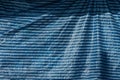 Blue pattern plastic canvas background Royalty Free Stock Photo