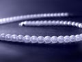 Blue pearls Royalty Free Stock Photo