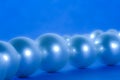 Blue pearls Royalty Free Stock Photo