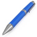 Blue pen wiyh DOF effect Royalty Free Stock Photo