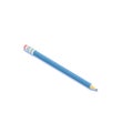 Blue pencil with eraser isometric vector illustration Royalty Free Stock Photo
