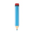 blue pencil object