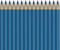 Blue pencils.Background Royalty Free Stock Photo