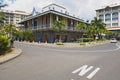 Blue Penny museum building in Port Louis, Mauritius. Royalty Free Stock Photo