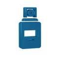 Blue Perfume icon isolated on transparent background.