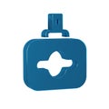 Blue Perfume icon isolated on transparent background.