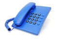 Blue phone Royalty Free Stock Photo