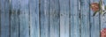 Blue Picket Fence Royalty Free Stock Photo