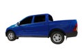Blue pickup truck Royalty Free Stock Photo