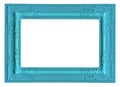 Blue picture frame Royalty Free Stock Photo
