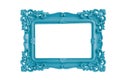 Blue Picture Frame Royalty Free Stock Photo