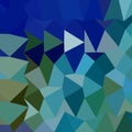 Blue Pigment Abstract Low Polygon Background