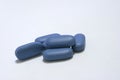 Blue pills Royalty Free Stock Photo