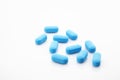 Blue pills Royalty Free Stock Photo