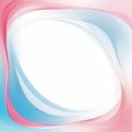 a blue and pink background with a curved shape Royalty Free Stock Photo