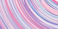 Blue pink color arc bow surface. Amazing multicolor arch backdrop. Awesome colorful rounding pattern. Abstract school education Royalty Free Stock Photo