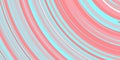 Blue pink colored curves background. Color arc bow surface. Amazing multicolor arch backdrop. Awesome colorful rounding pattern. Royalty Free Stock Photo