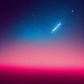 Blue Pink Cosmos Nebula Stars Cosmic Space Galaxy Dream Vision Generative AI