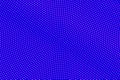 Blue pink dotted halftone. Round subtle dotted gradient. Half tone background.