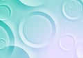 Blue pink geometric tech background with glossy circles Royalty Free Stock Photo