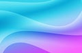 Blue and pink gradient or shadow abstract science background with curved pattern graphic.Wave flow shape design create decoration Royalty Free Stock Photo