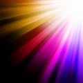 Blue, pink, orange luminous rays. EPS 8 Royalty Free Stock Photo