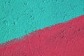 Blue and pink painted concrete wall texture Royalty Free Stock Photo