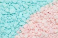 Blue and pink pastel stone gravel texture background