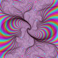Blue pink blue purple vortex fractal shapes background geometries, abstract fractal, design