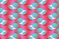 Blue and pink random seamless vector pattern