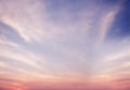 Blue and Pink Sky Background Royalty Free Stock Photo