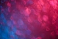 Blue and pink soft bokeh lights festive defocused background Royalty Free Stock Photo