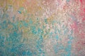 Blue and pink stain background, Painting texture background, Abstract art texture, Grunge wall, pastel and watercolor, Royalty Free Stock Photo