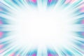 Blue and pink starburst explosion border